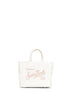 White Vanity Mini Velvet handbag