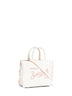 White Vanity Mini Velvet handbag