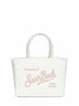 Borsa a mano Vanity Tweed bianca