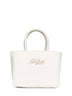 Borsa a mano Vanity Tweed bianca