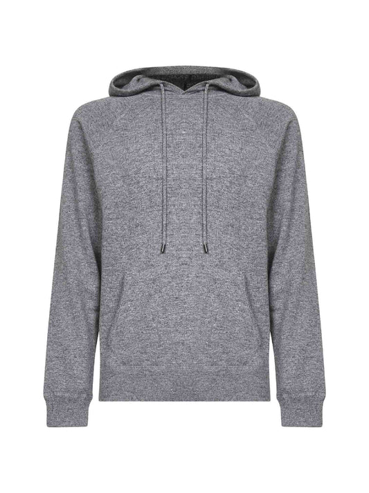 Grey wool knit Willbur hoodie