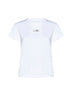 White cotton jersey T-shirt