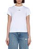 White cotton jersey T-shirt