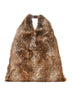 Brown Japanese classic tote bag