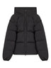 Black convertible padded jacket