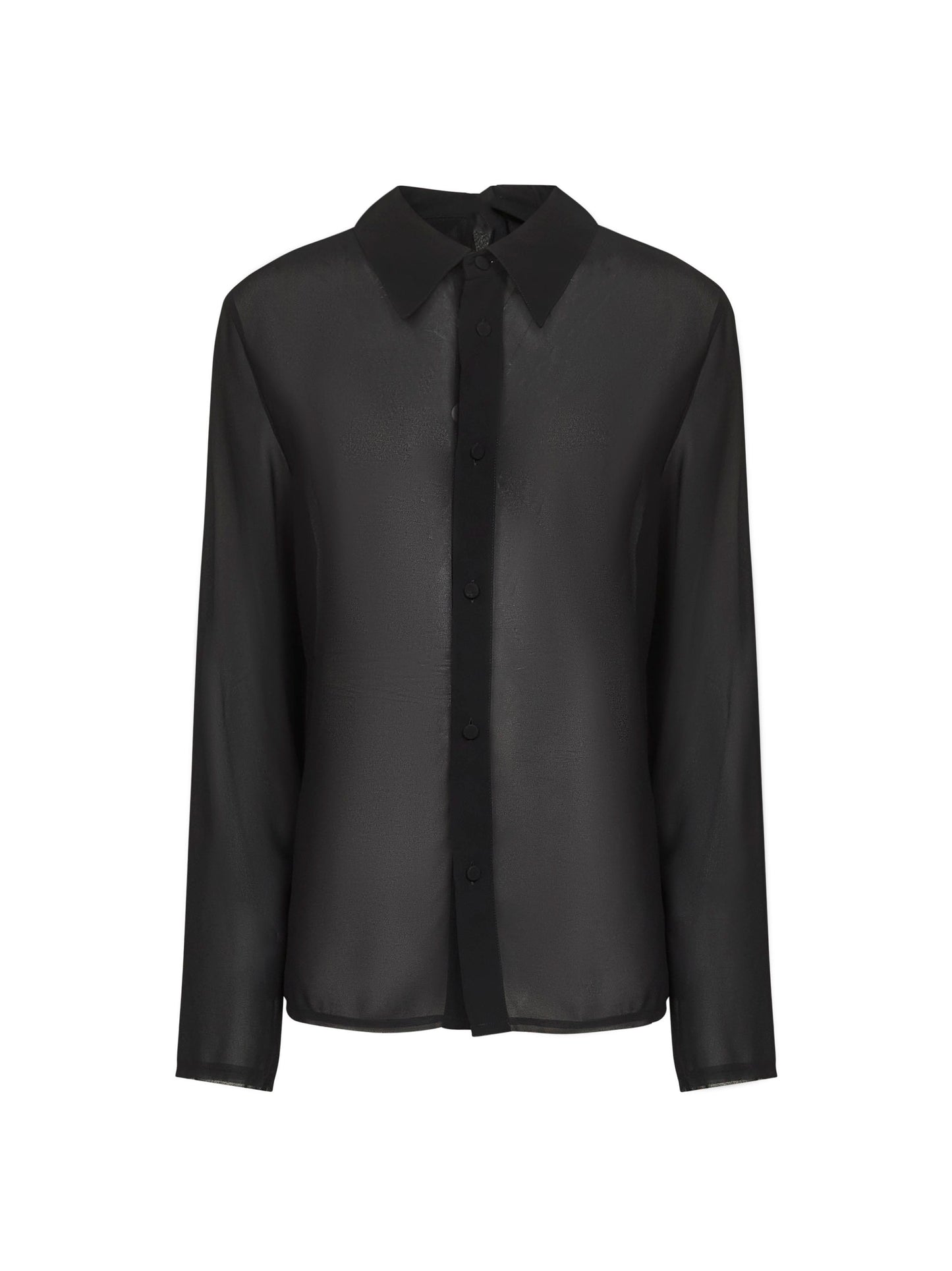 Black georgette shirt