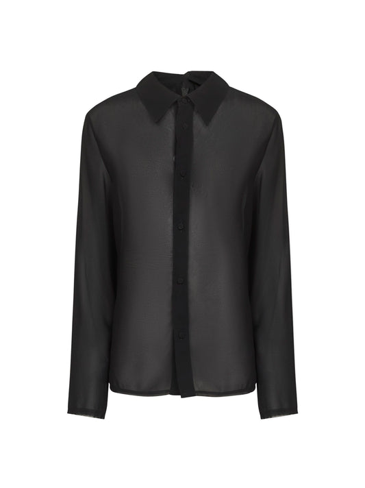 Black georgette shirt