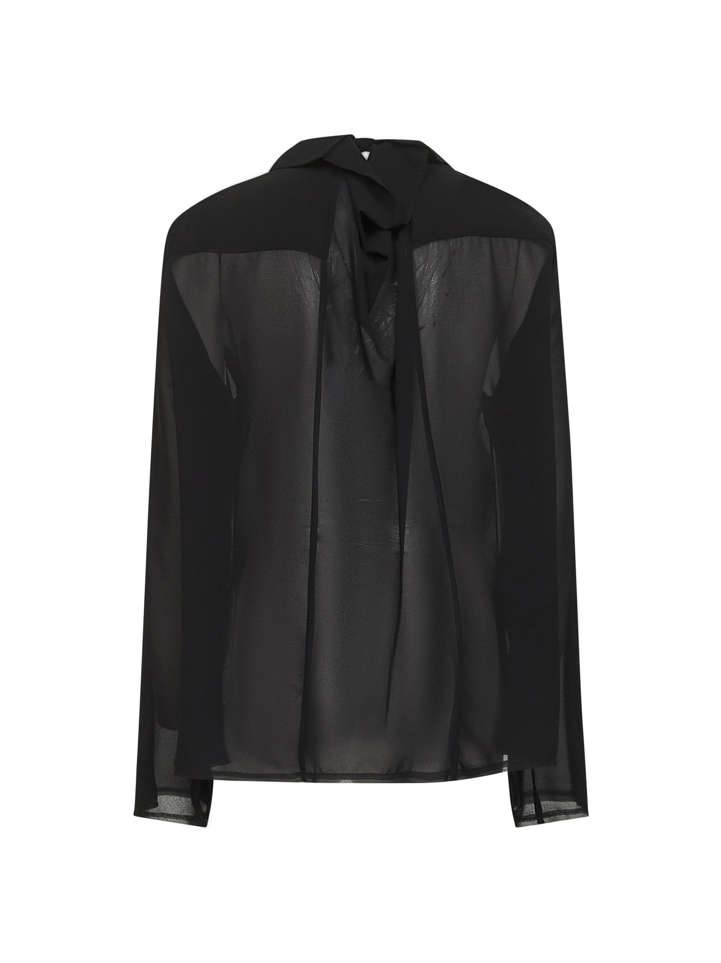 Black georgette shirt