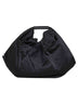 Black Japanese draped tote bag