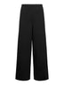 Pantaloni in jersey di cotone nero