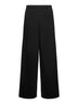 Pantaloni in jersey di cotone nero
