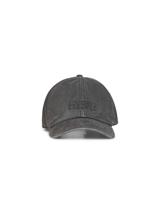 Grey cotton baseball cap