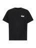 T-shirt trompe l'oeil in jersey nero