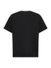 T-shirt trompe l'oeil in jersey nero