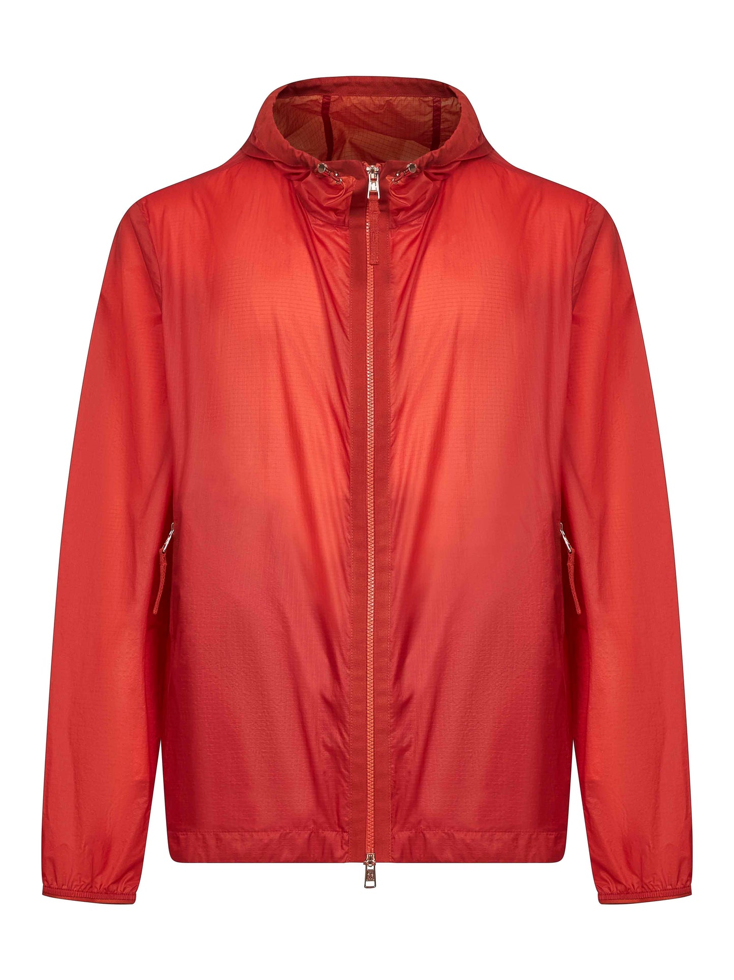 Orange Hamlin hooded windbreaker