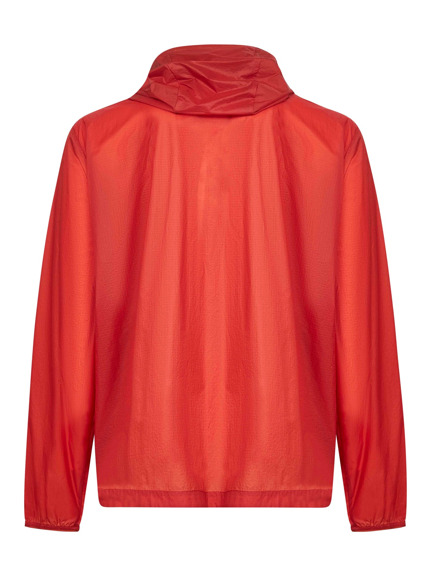 Orange Hamlin hooded windbreaker