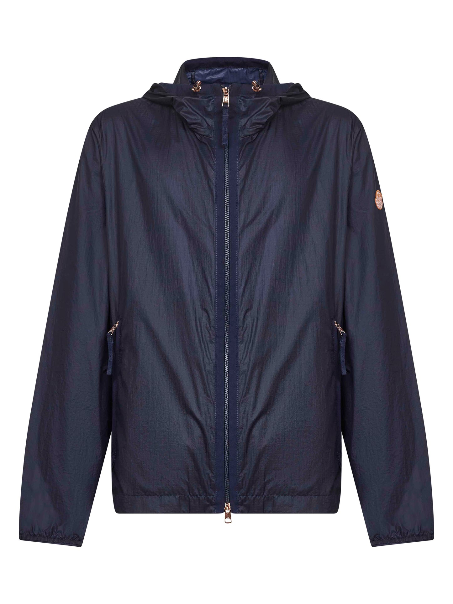 Blue Hamlin hooded windbreaker