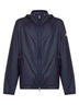Blue Hamlin hooded windbreaker