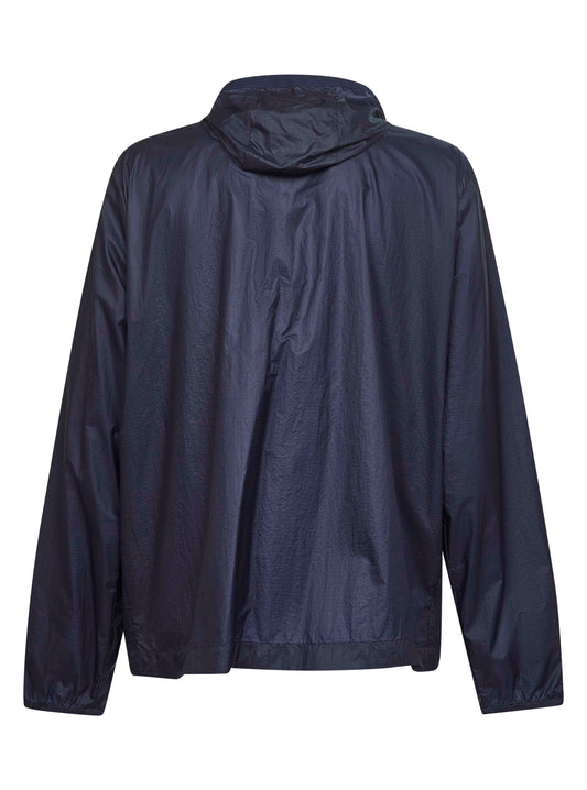 Blue Hamlin hooded windbreaker
