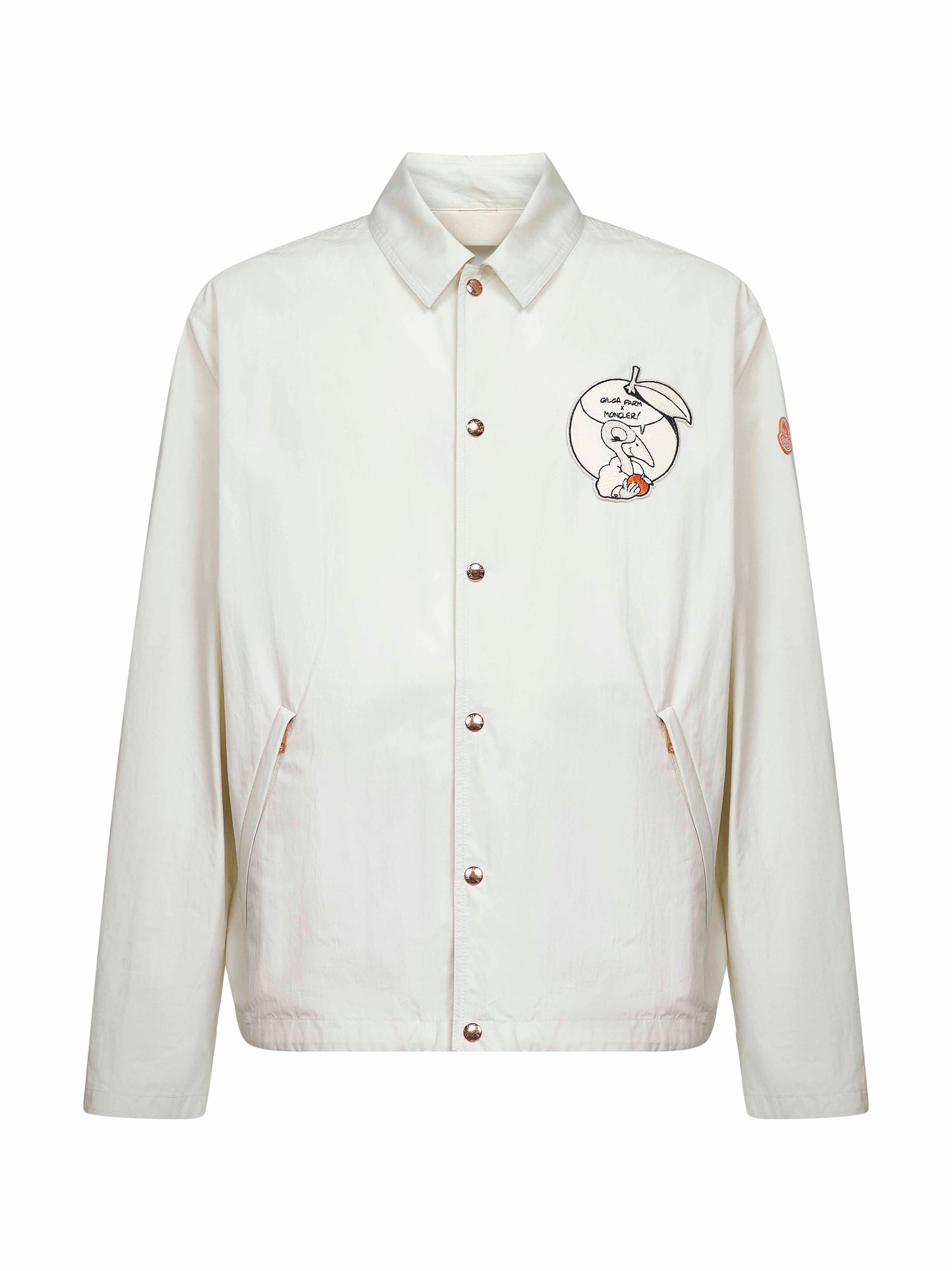 White Moncler x Gilga Farm Satsuma shirt jacket