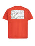 T-shirt Moncler x Gilga Farm in cotone arancione