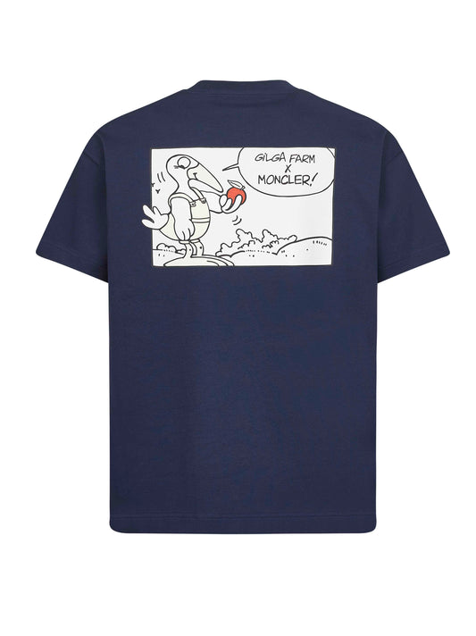 Blue cotton Moncler x Gilga Farm T-shirt