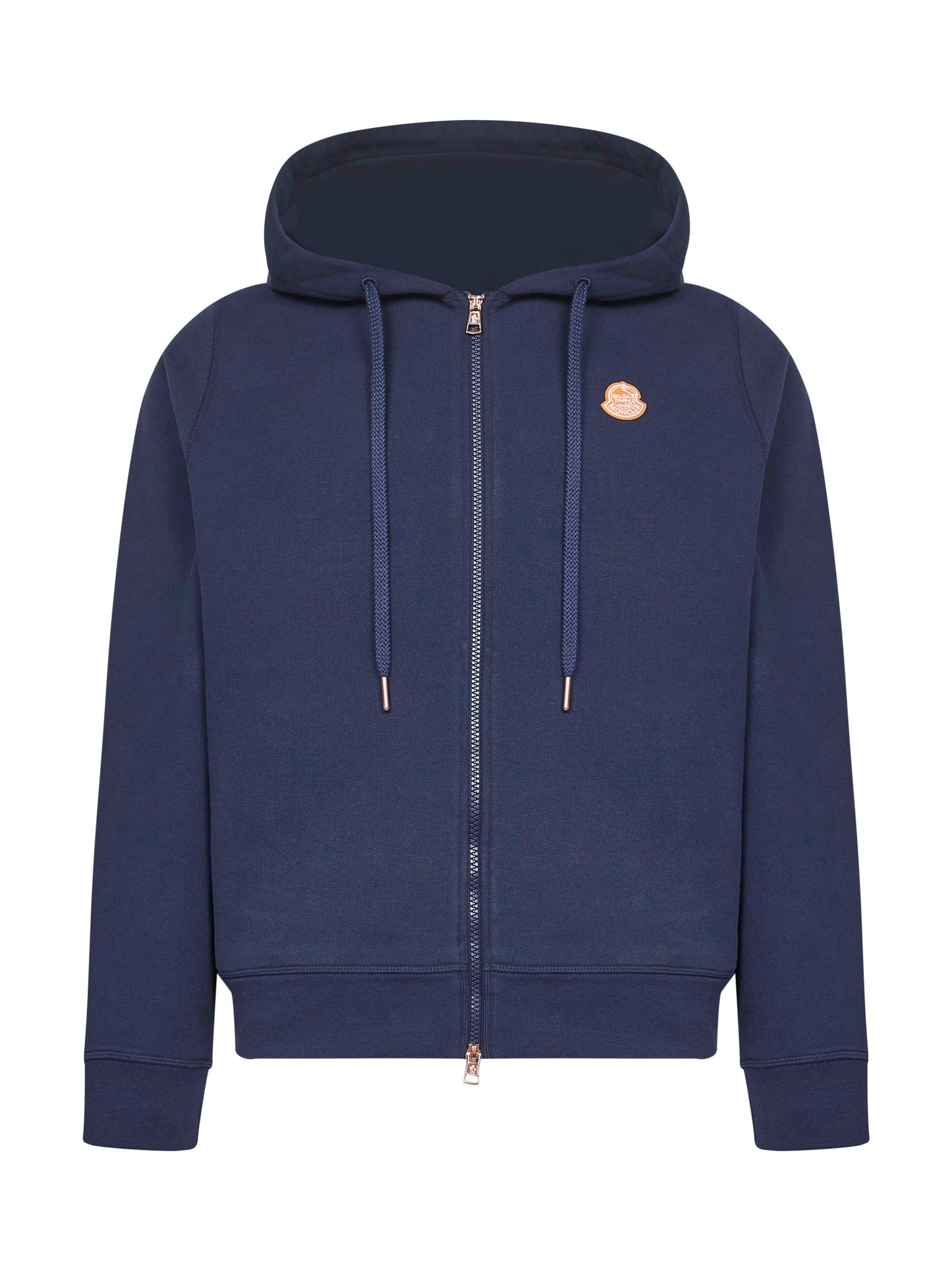 Blue Moncler x Gilga Farm zip-up hoodie