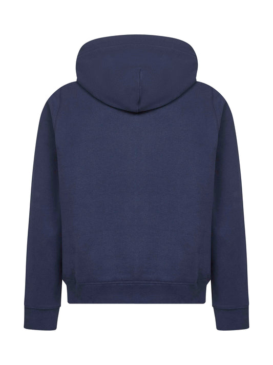 Blue Moncler x Gilga Farm zip-up hoodie