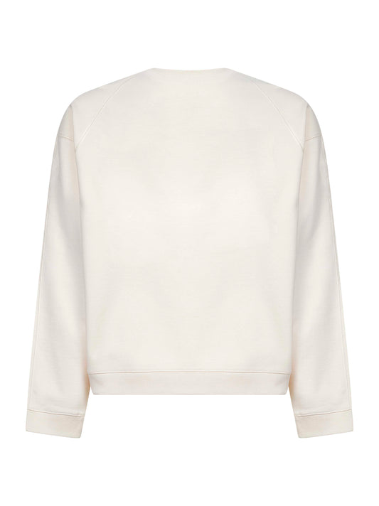 Ivory cotton Moncler x Gilga Farm sweatshirt