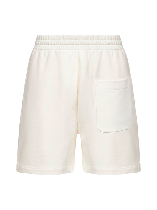 Ivory cotton Moncler x Gilga Farm shorts