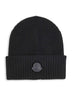 Berretto Moncler x EE72 di Edward Enninful in lana nera