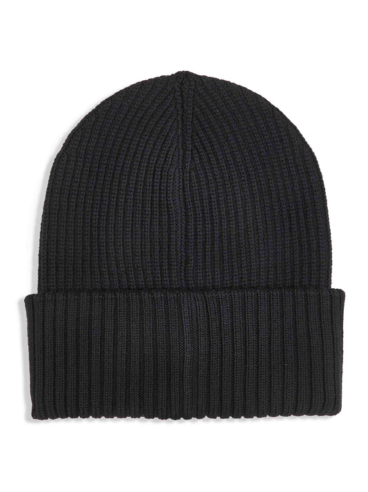 Berretto Moncler x EE72 di Edward Enninful in lana nera