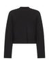 Black Moncler x EE72 by Edward Enninful neoprene sweatshirt