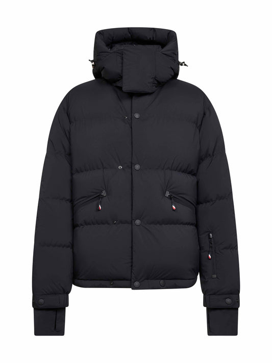 Black Coraia hooded ski jacket