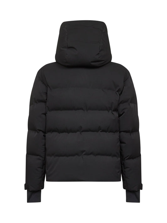 Black Fellberg hooded down jacket<BR/>