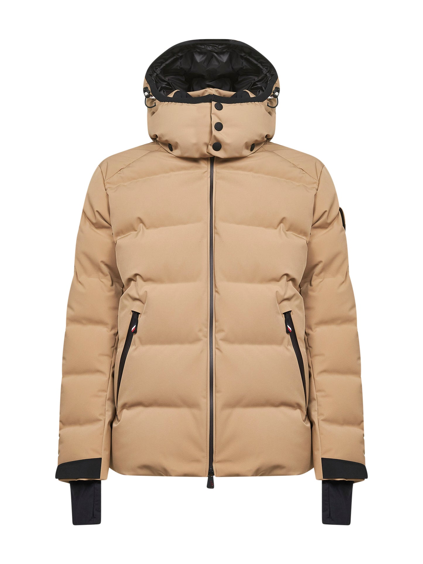 Piumino da sci con cappuccio Montgetech beige