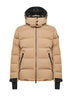 Piumino da sci con cappuccio Montgetech beige
