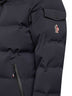 Blue Montgetech hooded ski down jacket
