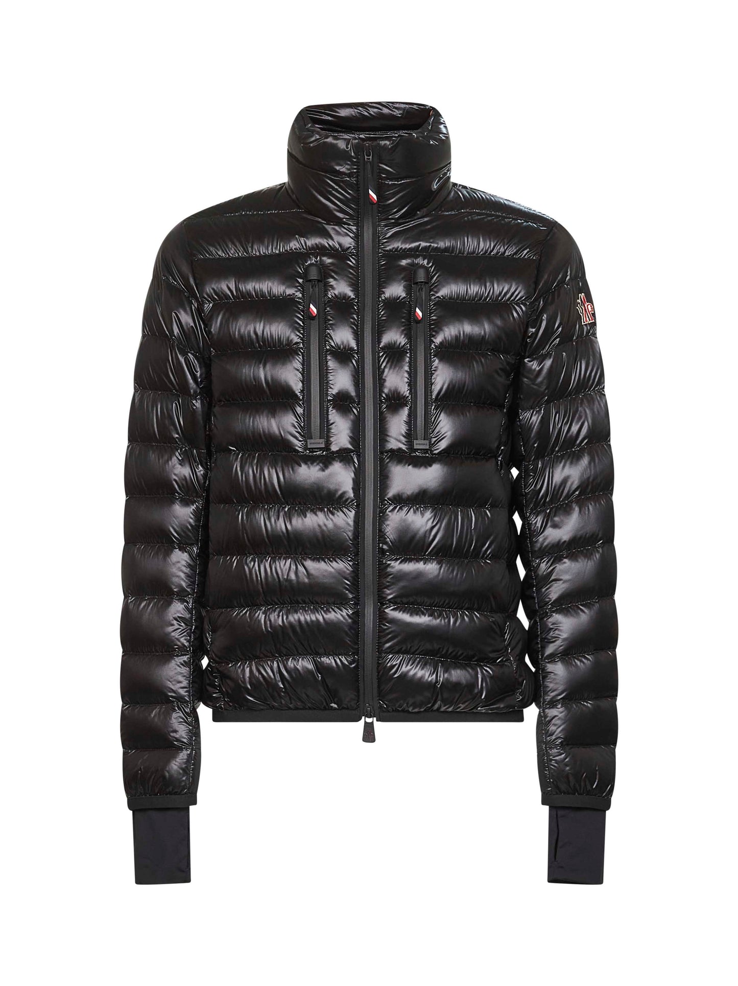 Black stretch nylon Hers down jacket