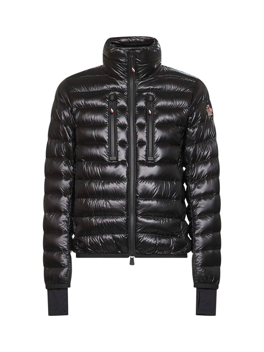 Black stretch nylon Hers down jacket