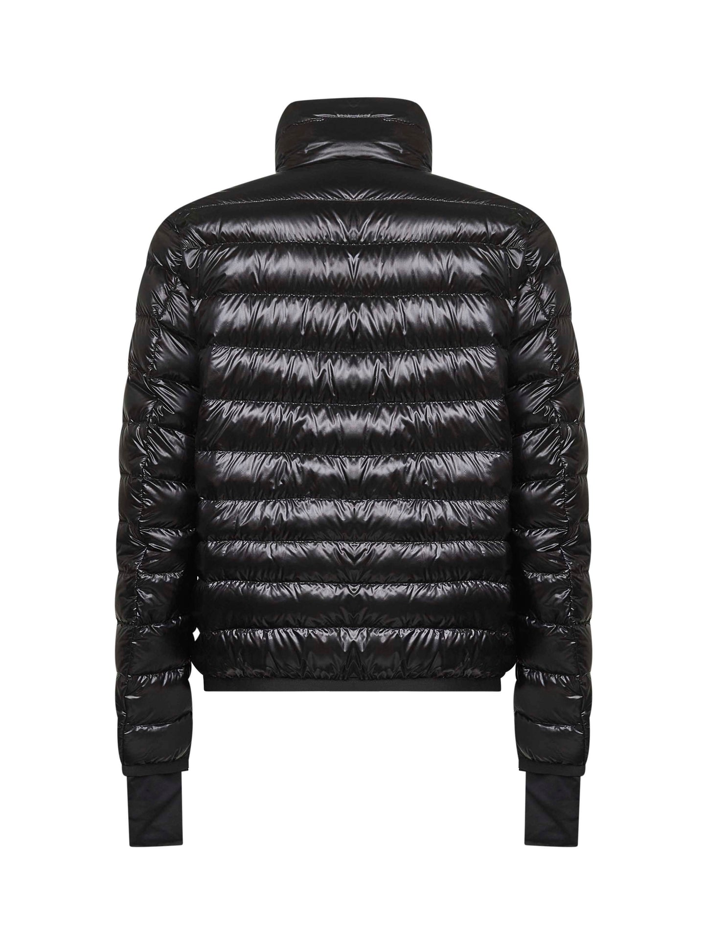 Black stretch nylon Hers down jacket