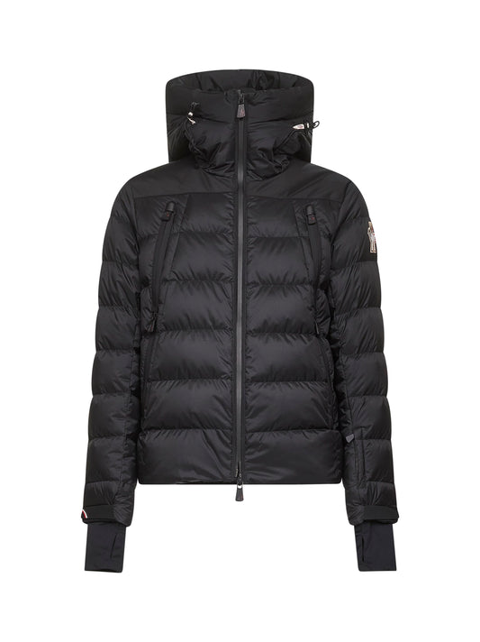 Black Camurac hooded ski jacket