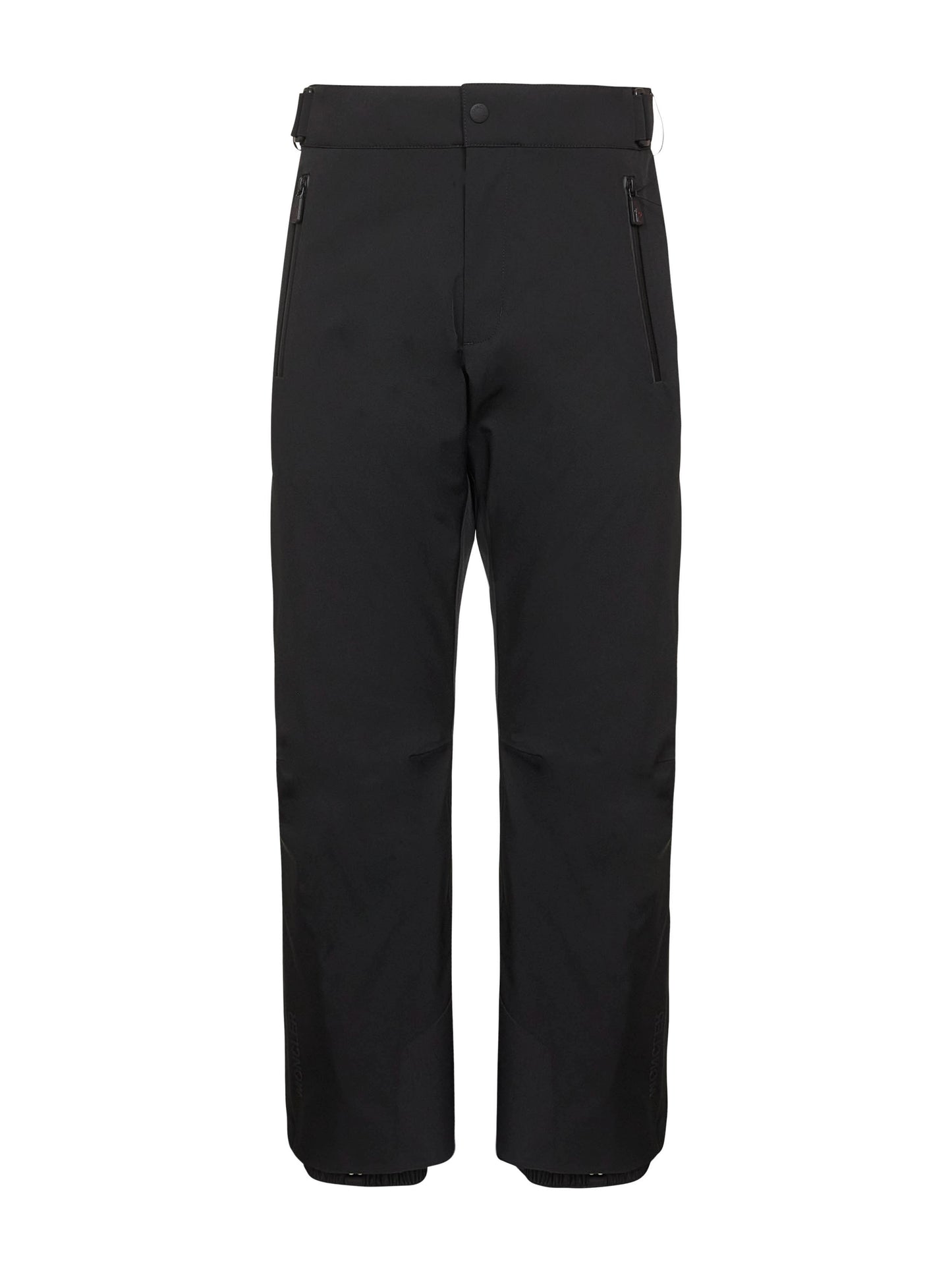 Black padded ski trousers
