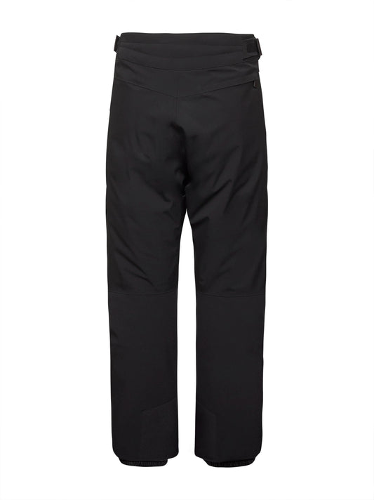 Black padded ski trousers