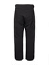 Black padded ski trousers