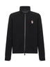 Black fleece zip-up sweatshirt