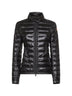 Black Walibi foldable down jacket