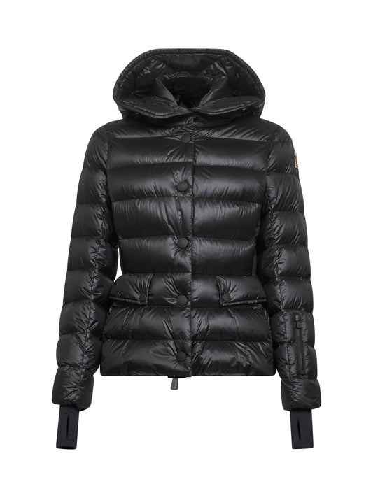 Black Armoniques hooded ski down jacket