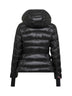 Black Armoniques hooded ski down jacket