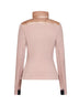 Felpa imbottita con zip rosa
